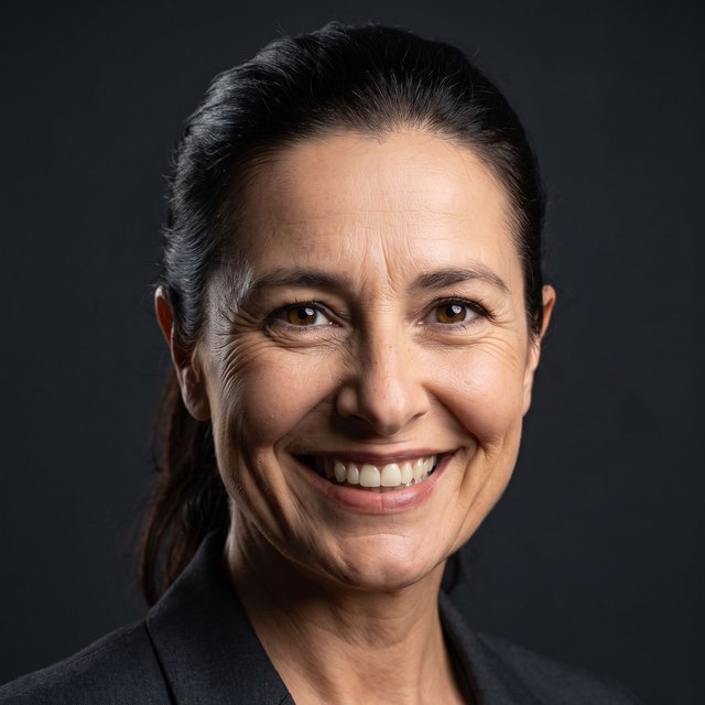 Professional AI headshot generated from a single selfie