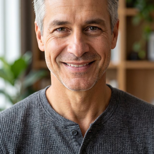 Professional AI headshot generated from a single selfie