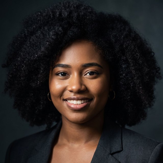Professional AI headshot generated from a single selfie
